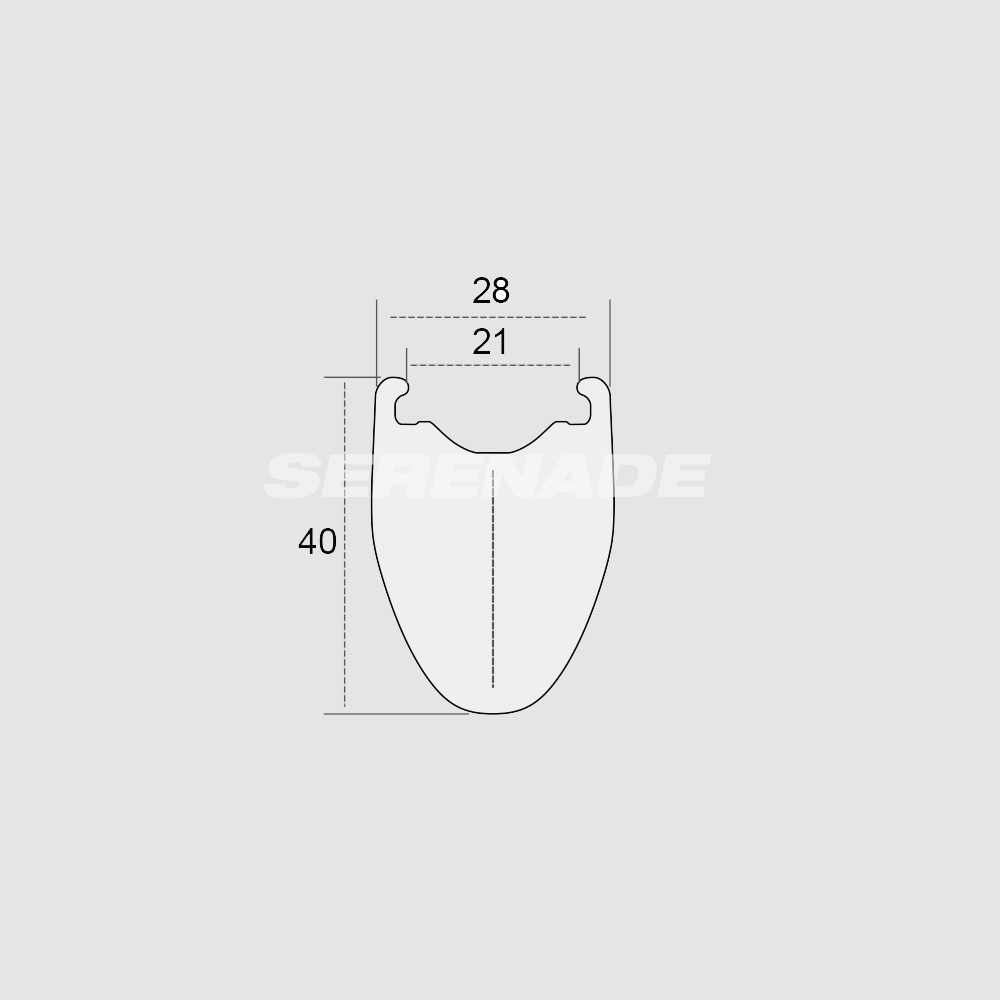 40mm carbon road bike wheel rim 28mm wide tubeless carbon fiber 700c road bike rims 40mm deep 28mm wide tubeless tire carbon road bicycle rim gravel bike