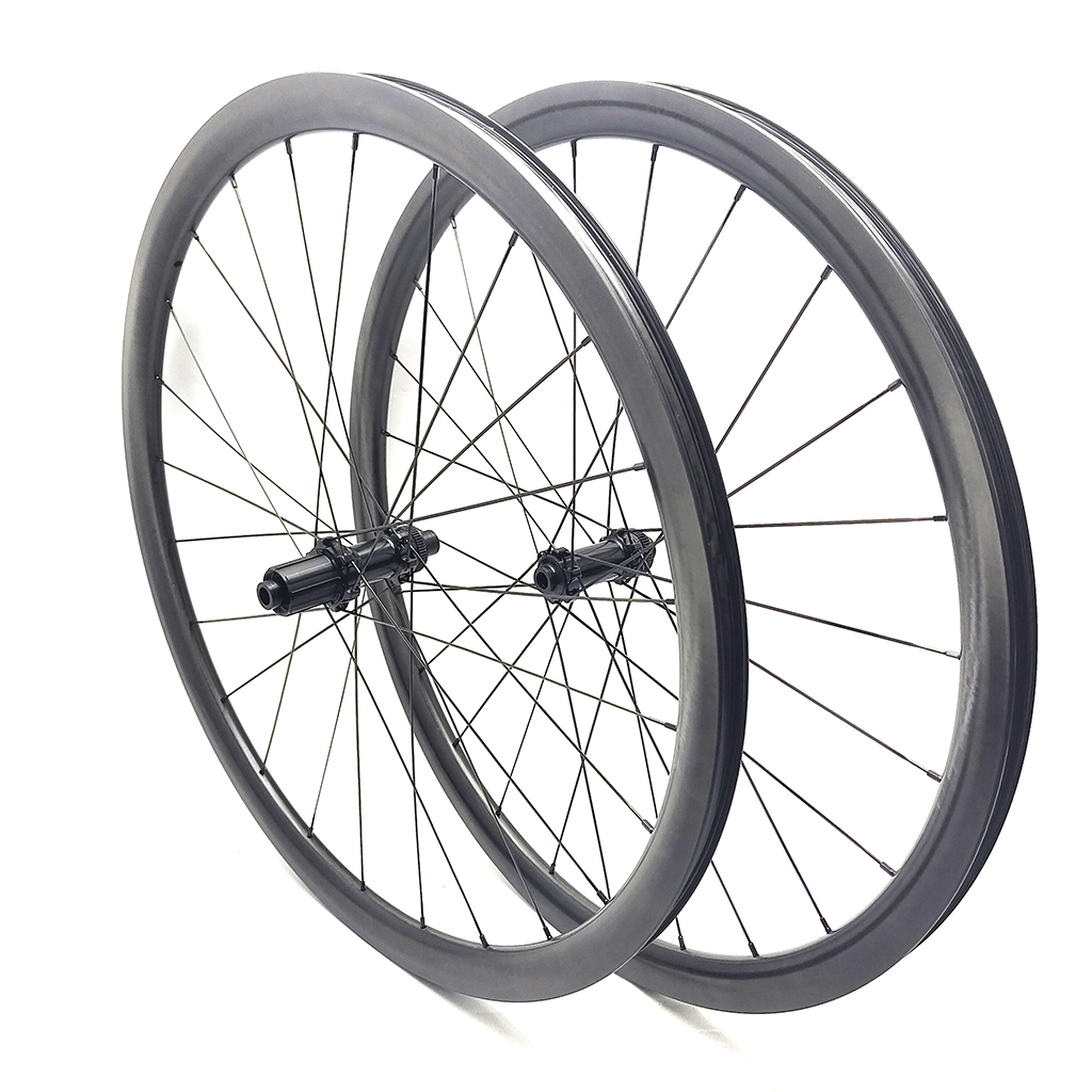 Paintless 45 35mm Bike Rim Disc Brake Tubeless Complete Bicycle Wheelset 700c Gravel Fixes Gear Wheels 1230g Gravel Disc Brake Paintless Carbon Road Bike Wheelset 35mm 45mm