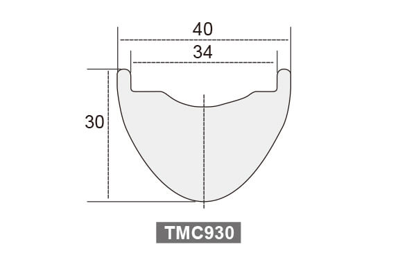29er Symmetrical carbon mtb rims 40mm width 30mm depth TMC930 29er 40mm Wide AM Symmetrica Carbon Mountain Electric Bike Rim TMC930