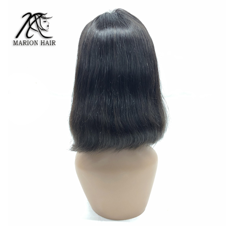 Glueless Short Bob Wig  - Straight Middle Part Machine Made Human Hair Wigs  Glueless Short Bob Wig  - Straight Middle Part Machine Made Human Hair Wigs  Glueless Short Bob Wig