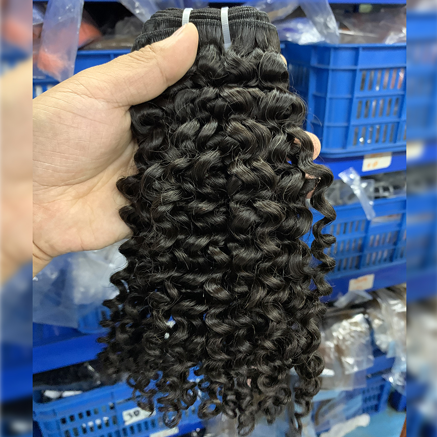 Marion Hair 100% Human Hair Bundles Kinky Curly Virgin Brazilian Wholesale Price Extension 100G  
