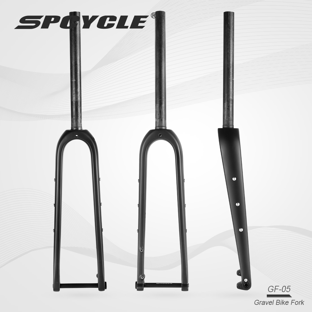 Spcycle Full Carbon Gravel Fork 1 1 8 Straight Tube Disc Brake Forks 700C 650B Lightweight All Road Gravel Bike Fork