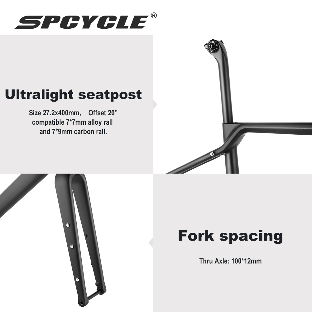 Full Carbon Road Frame Mountain Bike Gravel Cyclocross Frames and Bike wheels