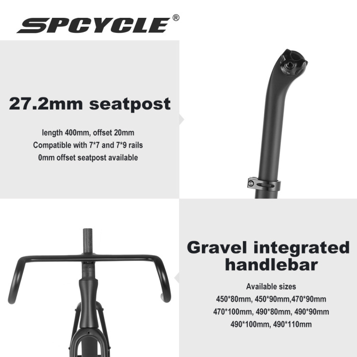 Full Carbon Road Frame Mountain Bike Gravel Cyclocross Frames and