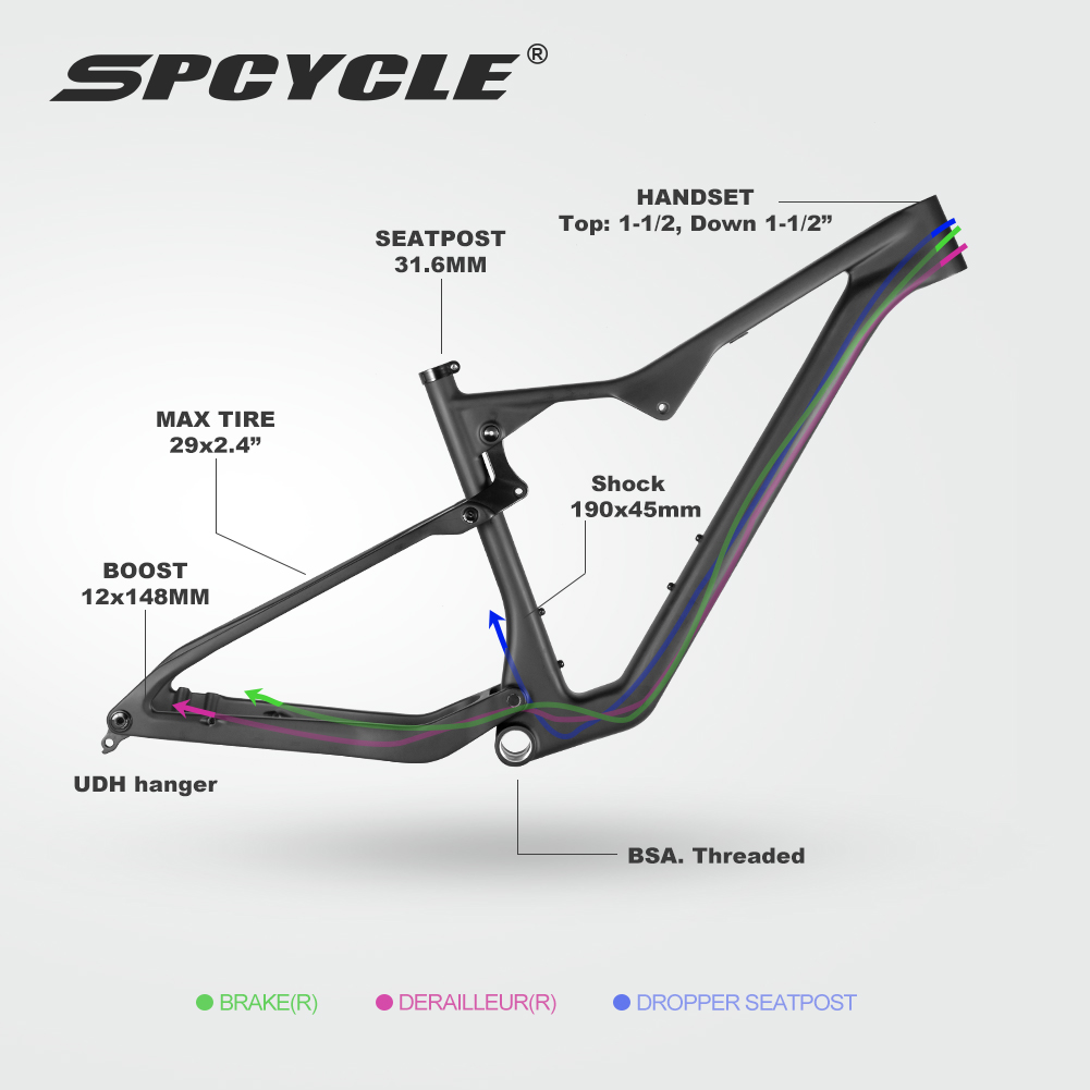 Full Carbon Road Frame Mountain Bike Gravel Cyclocross Frames and Bike wheels
