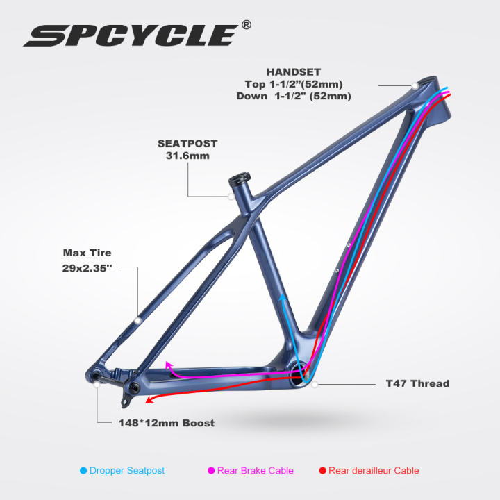 Full Carbon Road Frame Mountain Bike Gravel Cyclocross Frames and Bike wheels