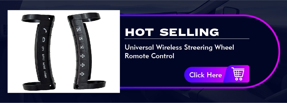 Universal Wireless Car Steering Wheel Control Multi-function Button Car DVD Player GPS Navigation Radio Remote Control Button  