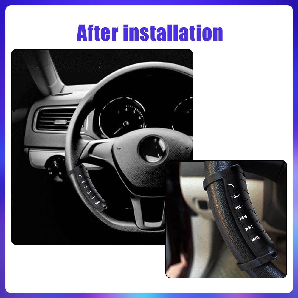 Universal Wireless Car Steering Wheel Control Multi-function Button Car DVD Player GPS Navigation Radio Remote Control Button  