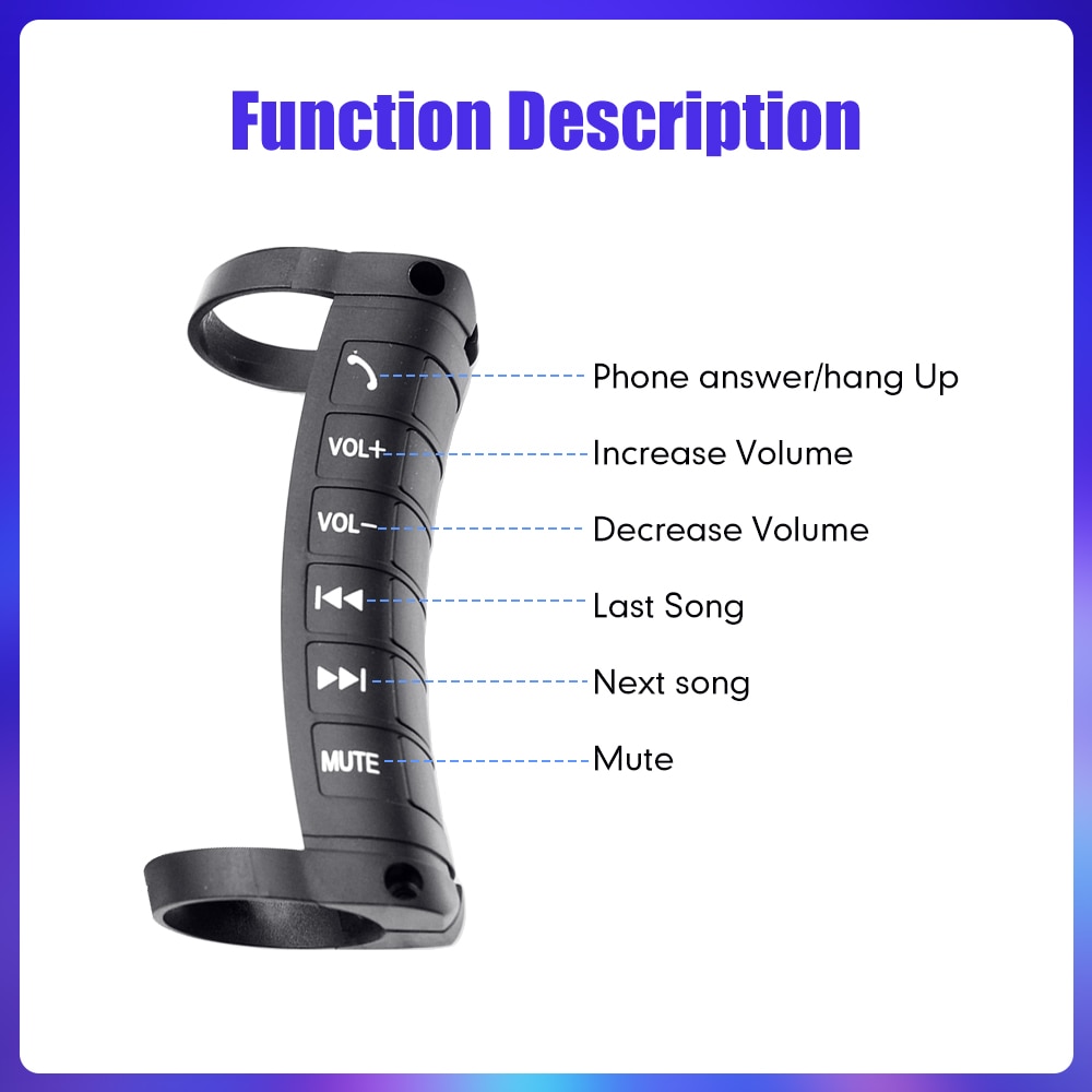 Universal Wireless Car Steering Wheel Control Multi-function Button Car DVD Player GPS Navigation Radio Remote Control Button  