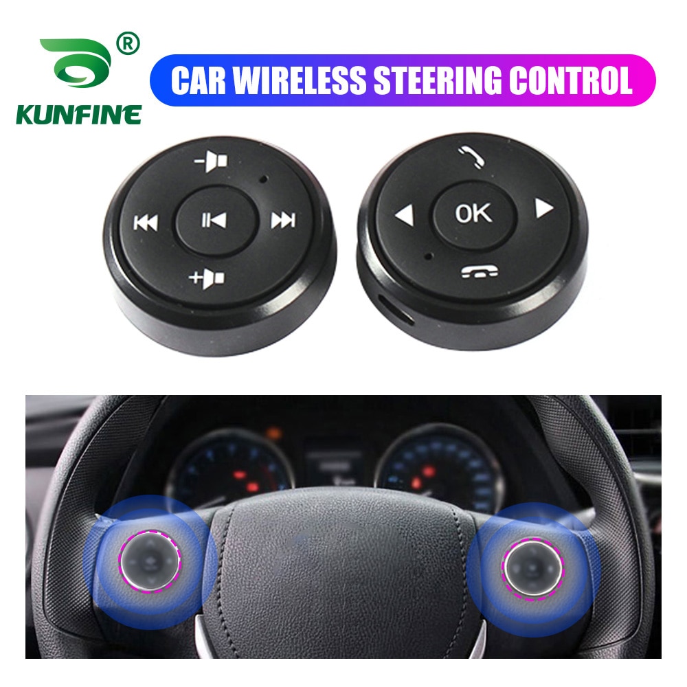 Universal Wireless Remote Control Car steering wheel button Car DVD Player Radio GPS Navigation Multi-function Switch Button  