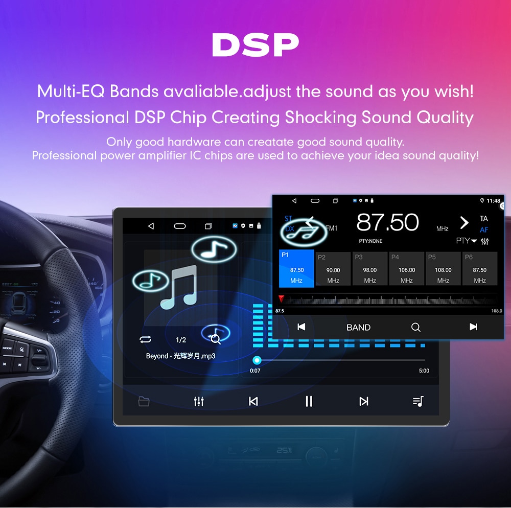 13.1 inch Car Radio For VW Tiguan L 2017 2018 Car DVD GPS Navigation Stereo Carplay 2 Din Central Multimedia Android Auto  