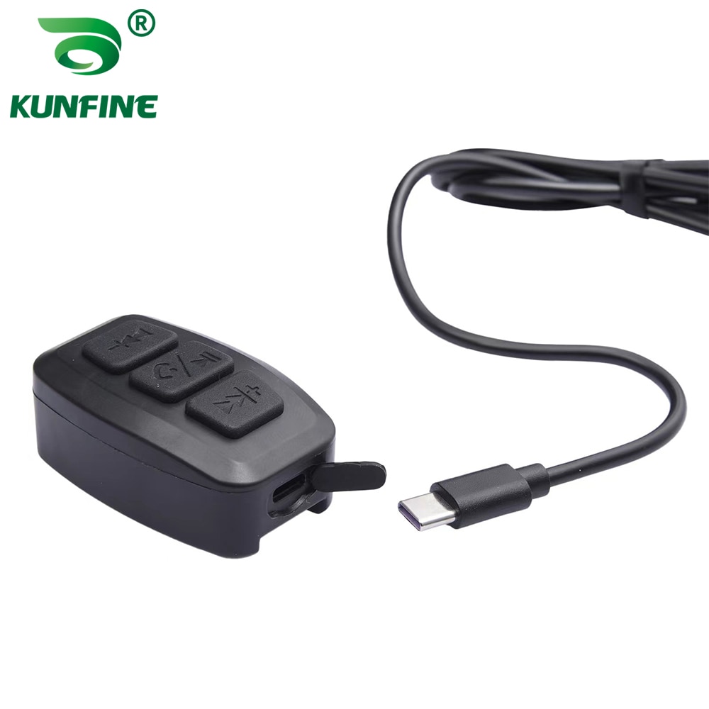 Car Wireless BT Button Remote Controller Auto Universal Motorcycle Handlebar Smart Button For Phone Answer Calls & Control Music  