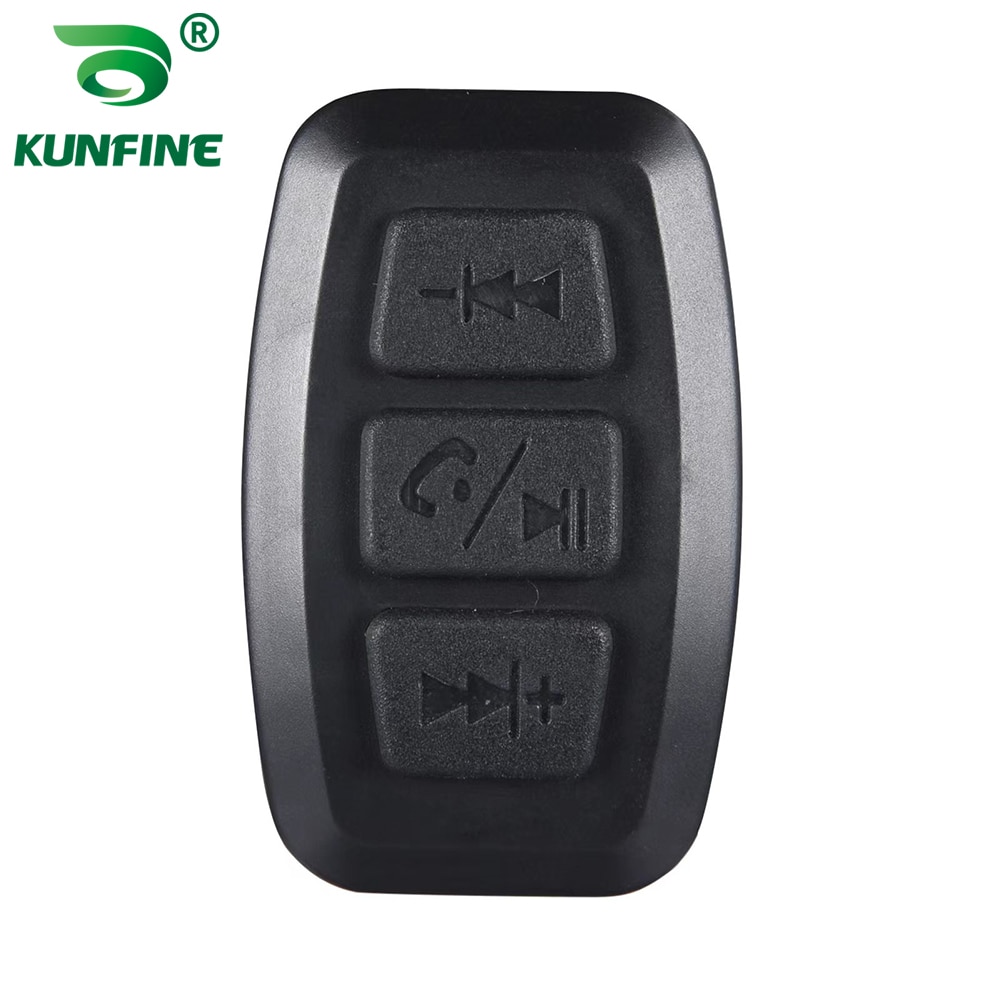 Car Wireless BT Button Remote Controller Auto Universal Motorcycle Handlebar Smart Button For Phone Answer Calls & Control Music  