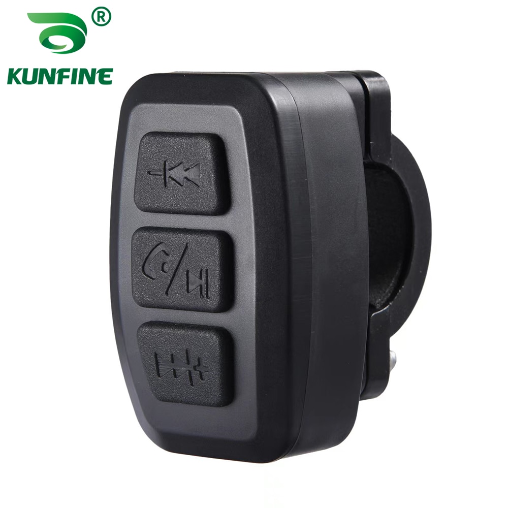 Car Wireless BT Button Remote Controller Auto Universal Motorcycle Handlebar Smart Button For Phone Answer Calls & Control Music  
