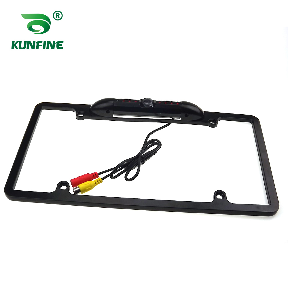 Waterproof North America Car Rear View Camera Car License Plate Frame Reverse Backup Camera IR Night Version Parking Assistance  