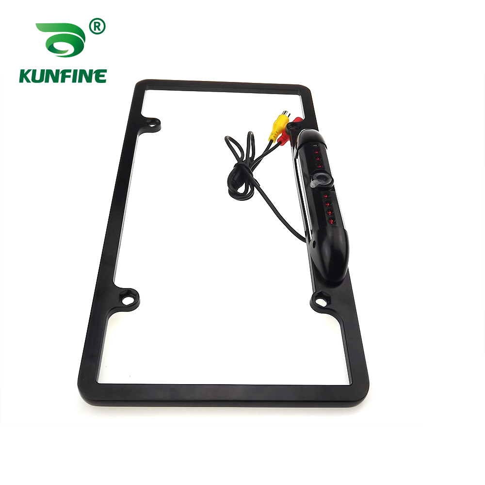 Waterproof North America Car Rear View Camera Car License Plate Frame Reverse Backup Camera IR Night Version Parking Assistance  