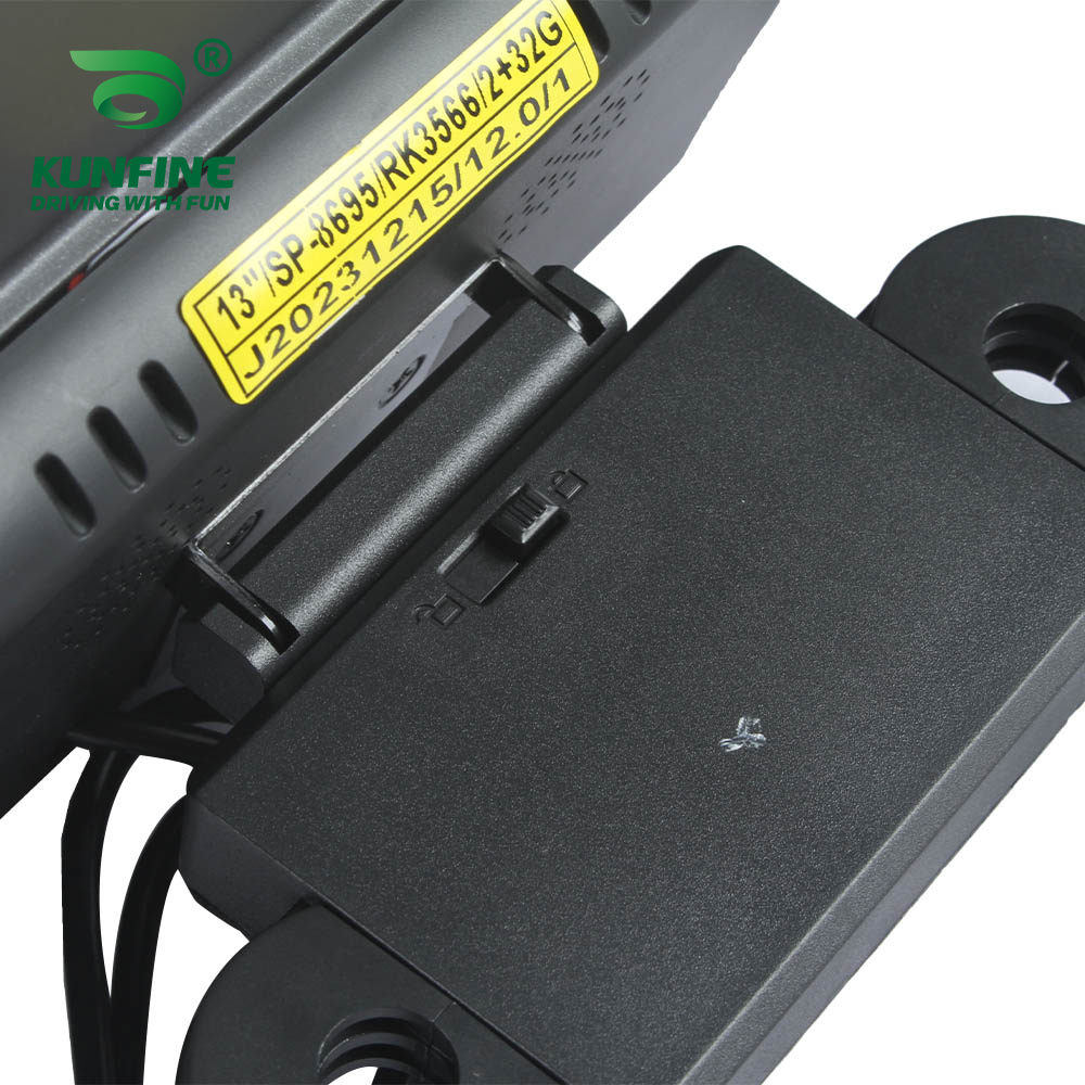 13inch Car Headrest Monitor Display Ultra-thin Touch Screen For Car Rear Seat Player Video Music FM Bluetooth Car Monitor  