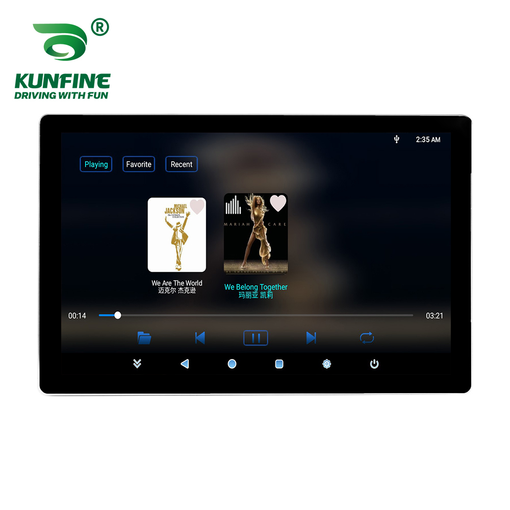 13inch Car Headrest Monitor Display Ultra-thin Touch Screen For Car Rear Seat Player Video Music FM Bluetooth Car Monitor  