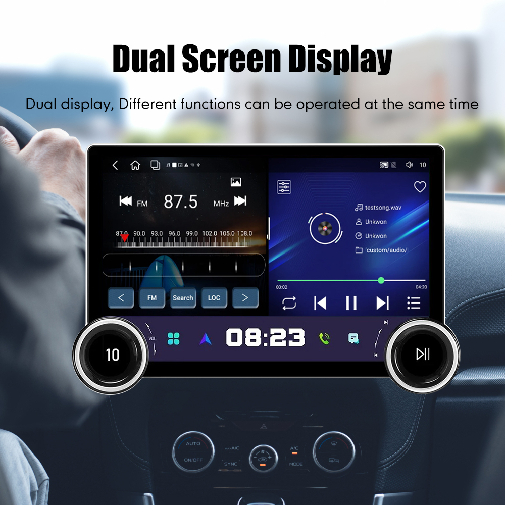 11.8 Inch 2K Double Knobs 2 Din Car Radio For Infiniti M35 2007 -2009 Car Radio DVD Multimedia Video Player Android Auto Carplay  