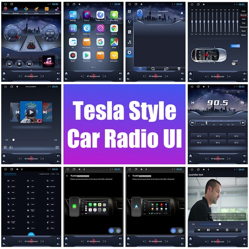 9.7 Inch Tesla Style 2 Din Android Car Radio For Lexus ES Stereo Car Multimedia Video Player DVD GPS Navigation  