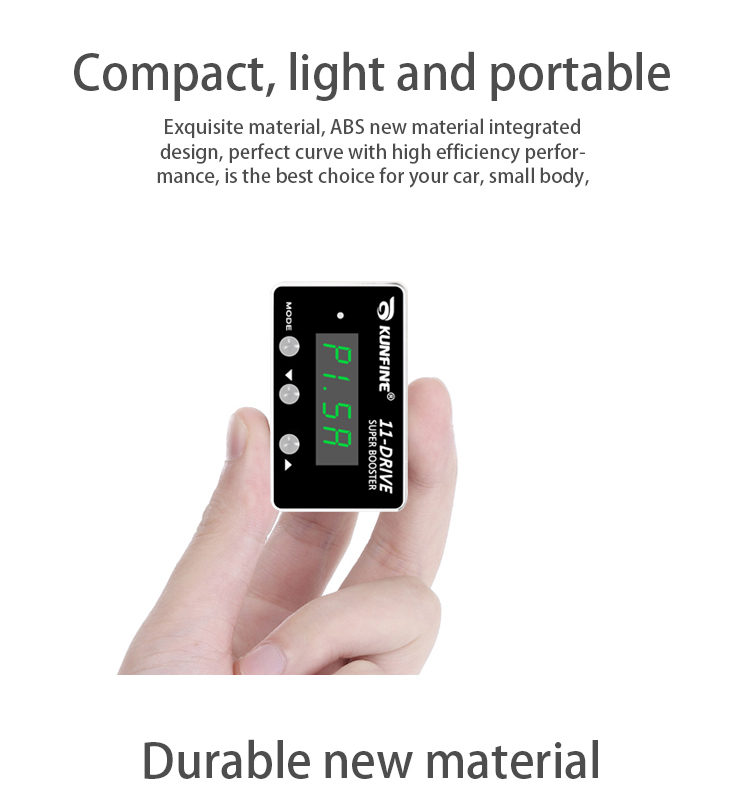 KUNFINE Car Electronic Throttle Controller Racing Accelerator Potent Booster For Hyundai ELANTRA 2016- After PETROL DIESEL  KUNFINE