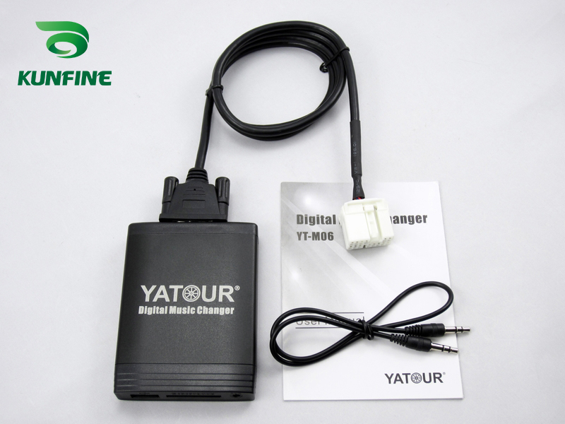 Car Digital Music Changer Adapter For Honda USB SD Aux MP3 Interface Car Radio  2.4 Bluetooth Phone Mould&Controller Option  