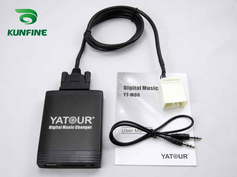 Car Digital Music Changer Adapter For Honda USB SD Aux MP3 Interface Car Radio  2.4F Bluetooth Phone Mould&Controller Option  