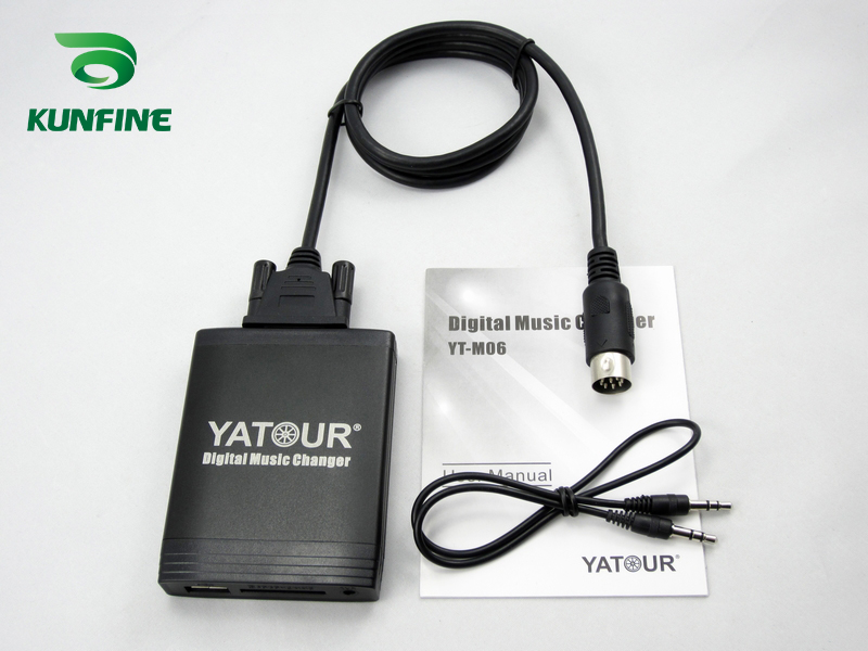 Car Digital Music Changer Adapter For Hyundai USB SD Aux MP3 Interface Car Radio  8Pin Bluetooth Phone Mould&Controller Option  