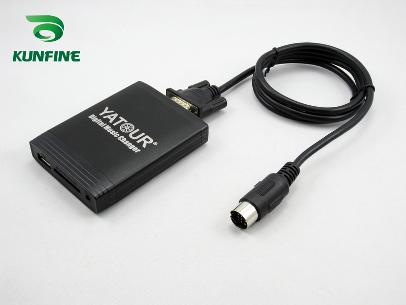 Car Digital Music Changer Adapter For Hyundai USB SD Aux MP3 Interface Car Radio  13Pin Bluetooth Phone Mould&Controller Option  