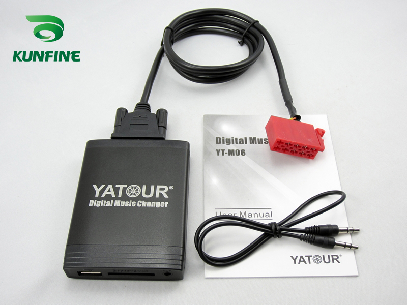 Car Digital Music Changer Adapter For Benz USB SD Aux MP3 Interface Car Radio  2*5Pin Bluetooth Phone Mould&Controller Option  