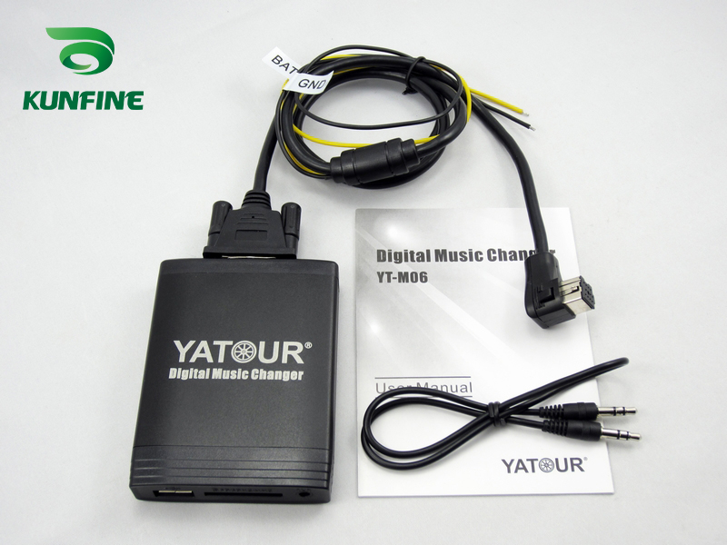 Car Digital Music Changer Adapter For Pioneer USB SD Aux MP3 Interface Car Radio  Bluetooth Phone Mould&Controller Option  