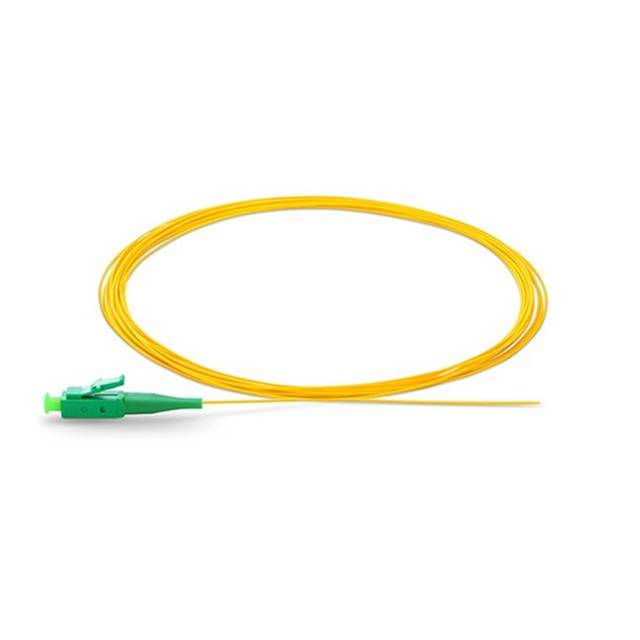 Yellow Singlemode Monomode single fiber 0.9mm 900um LC/APC Pigtail Supplier