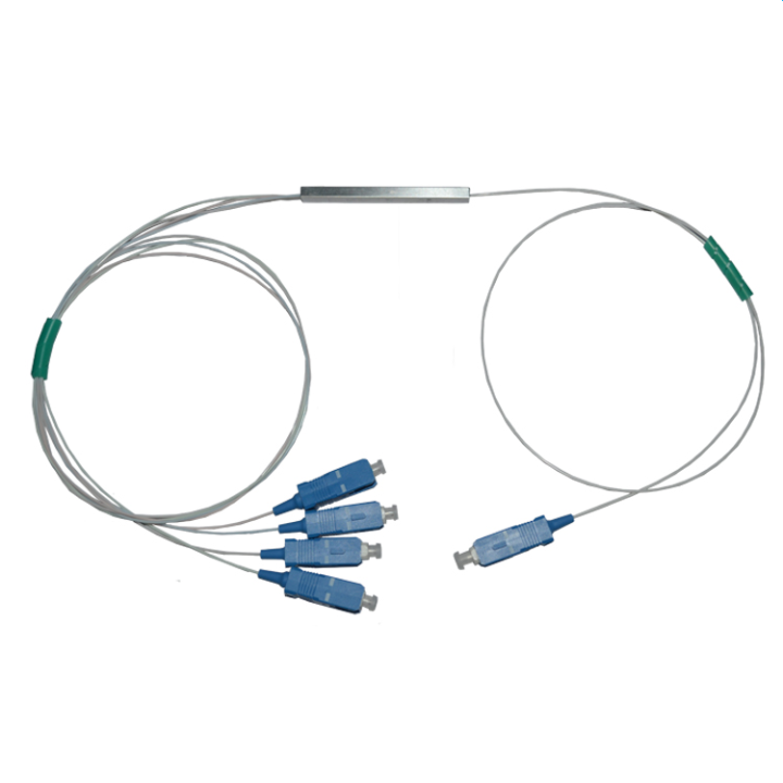 1x4 SC/UPC Connector 0.9mm Splitter optyczny PLC Steelbox