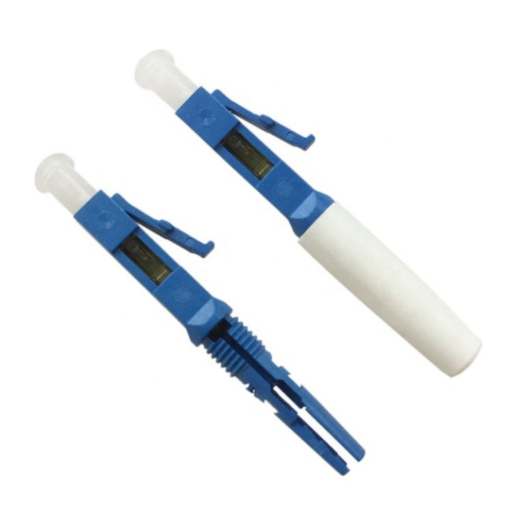 GPON Single mode simplex LC UPC Fast Installable Optical Connector For 0.9,2.0,3.0mm Cable 