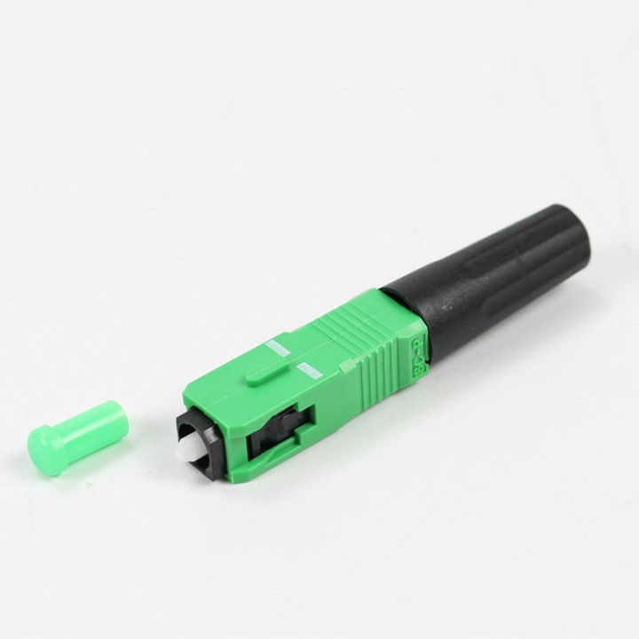 FTTH 55mm single mode fast connector fiber optic sc apc For 2.0mm 3.0mm drop cable