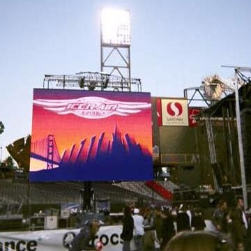P3.91 outdoor full color rental led display  