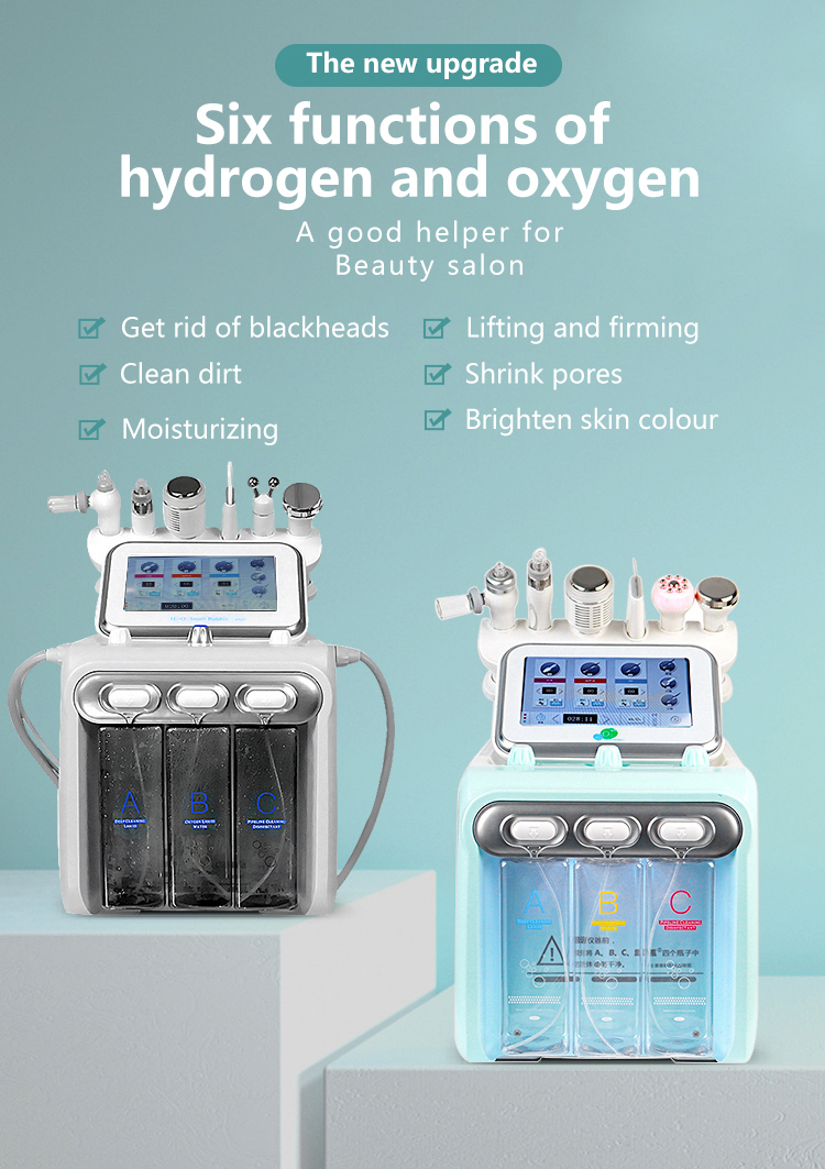 8 in 1 Hydra water Dermabrasion Oxygen jet Peel Diamond Oxygen facial machine