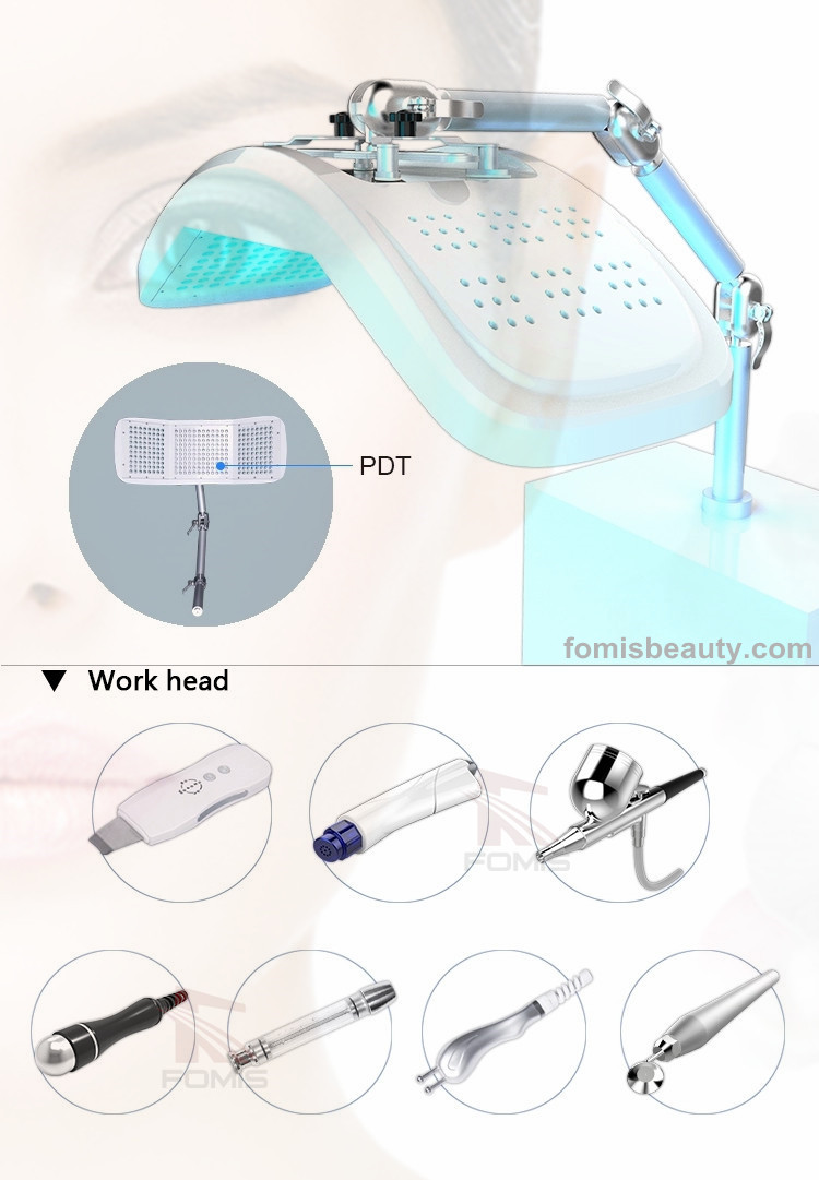 Diamond microdermabrasion for acne scars water peel hydradermabrasion pdt light therapy machine