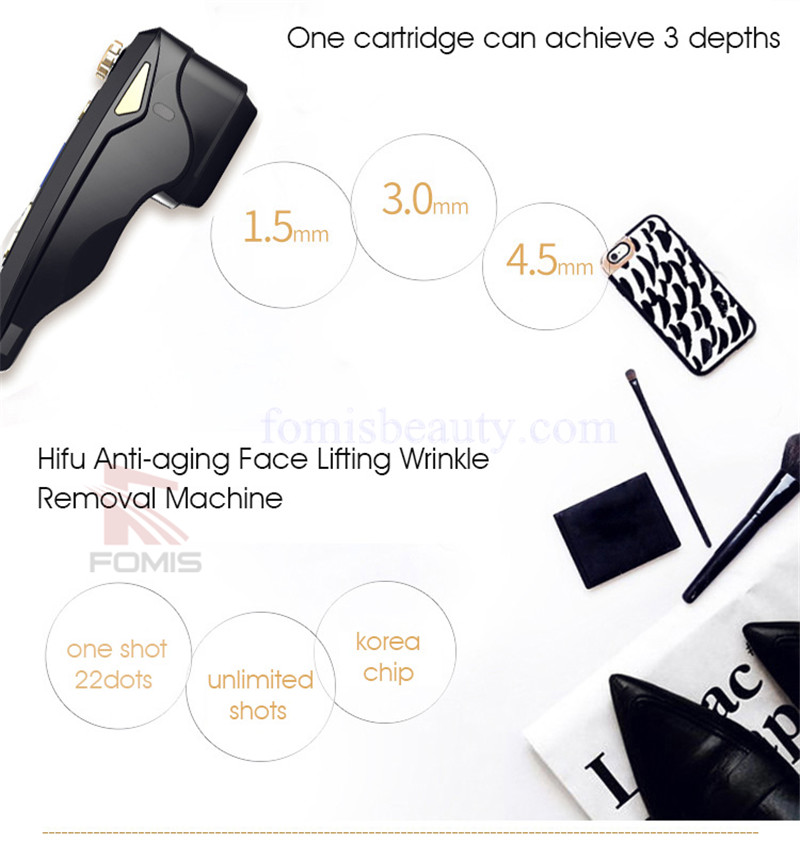 Professional Anti Aging/skin lifting Salon & home use Mini HIFU skin care machine