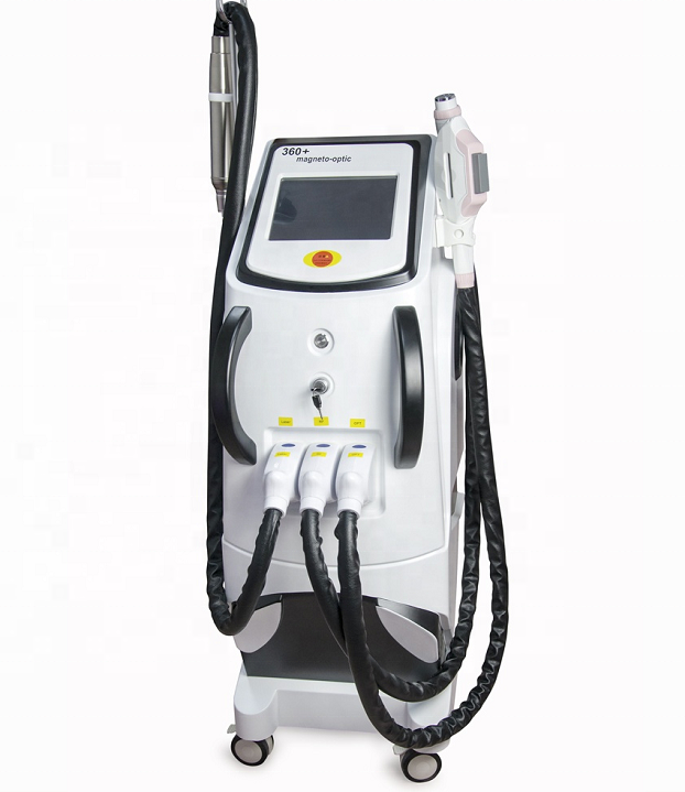 Picosure laser+360 magneto optical+cryo RF Multifunction hair removal machine><img src=