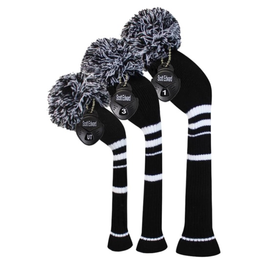 Stanford Carnals Graphite Golf Headcover Set- 3 pieces