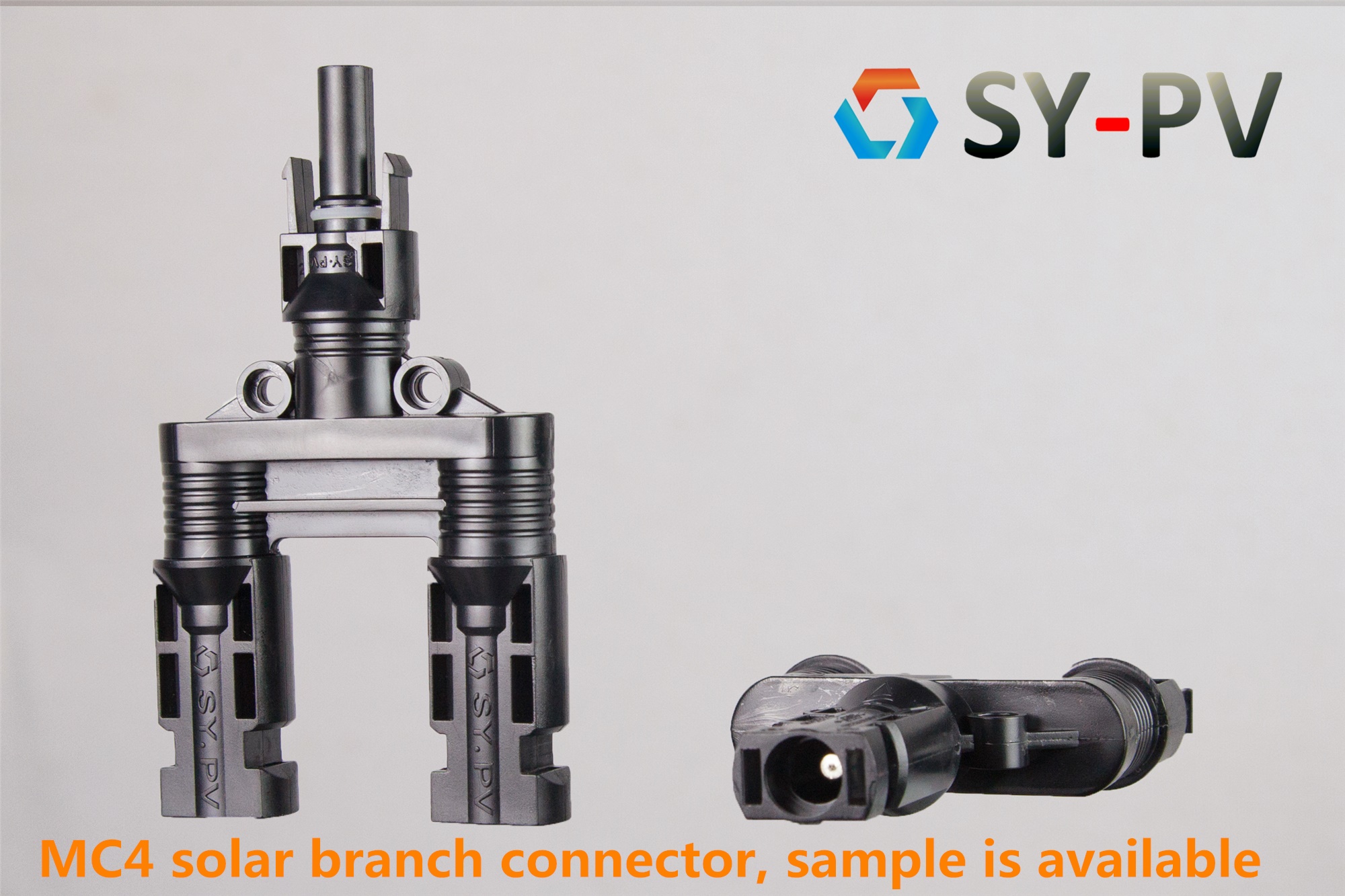 T MC4 compatible Y branch PV conector box branch connector solar manufacturer in China Y branch connector solar connector manufacturer mc4 manufacturer Fast assembly solar branch connector free sample MC4 manufacturer