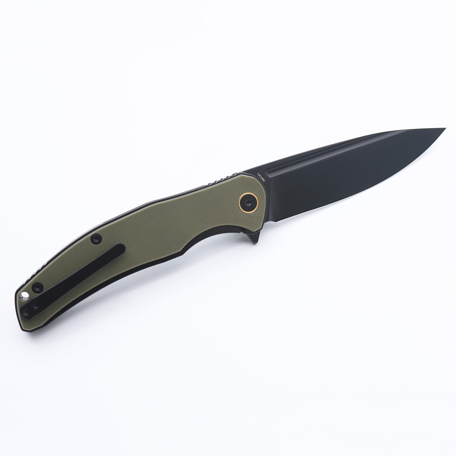 Miguron Knives Velona Flipper Pocket Folding Knife Black PVD 