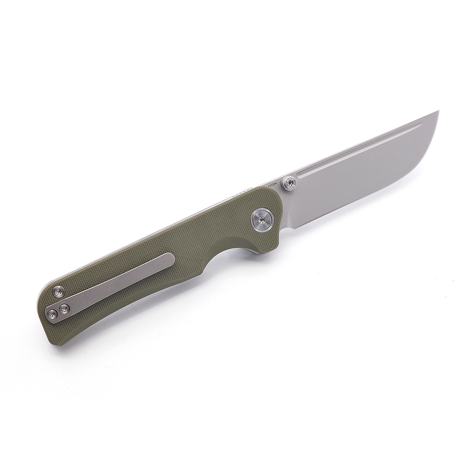 Ganzo Firebird Folding Knife GRN G10 Handle Drop Point Gray D2 Blade FH41-GB