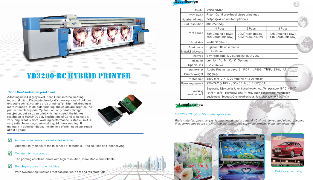 YD3200-RC HYBRID PRINTER with factory price-Tianfuchenglai-64 YD3200-RC HYBRID PRINTER-Tianfuchenglai