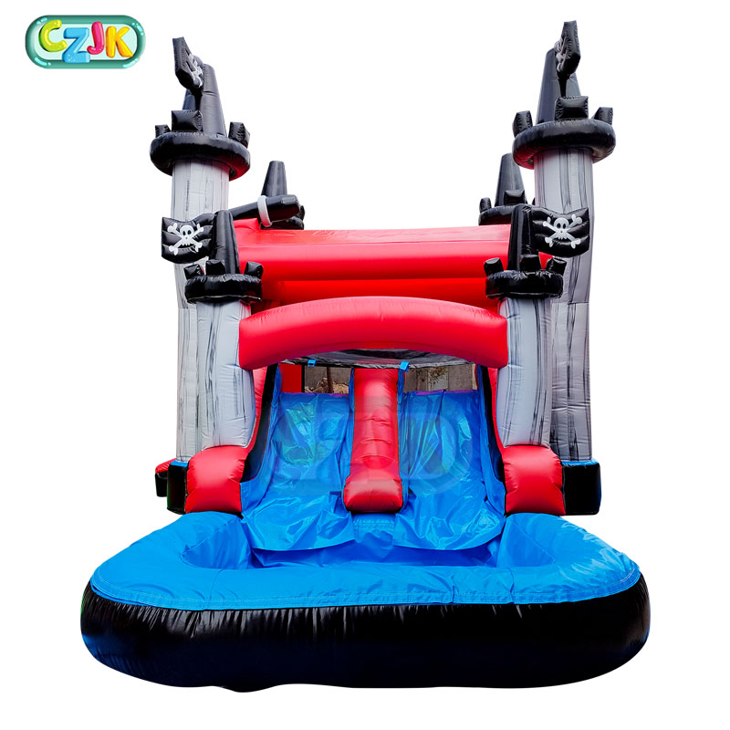 ZH-77-1 Inflatable Pirate Ship Bounce House Combo