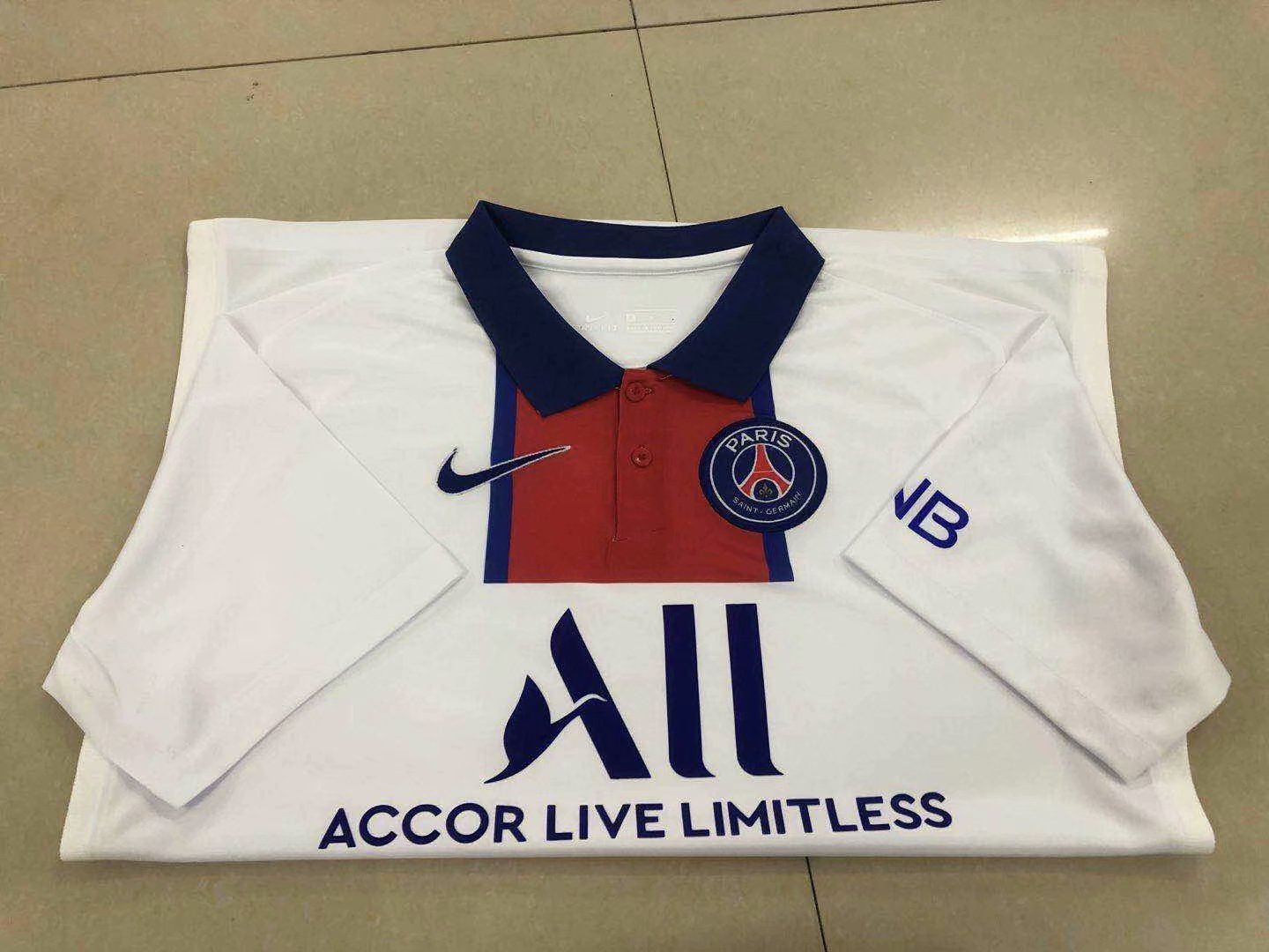 PSG Football Kit New Away Soccer Jerseys 2020-2021 Season ...