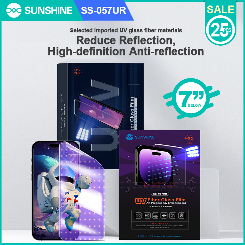 SUNSHINE SS-057UR UV AR anti-reflective fiberglass protective film 25pcs/box