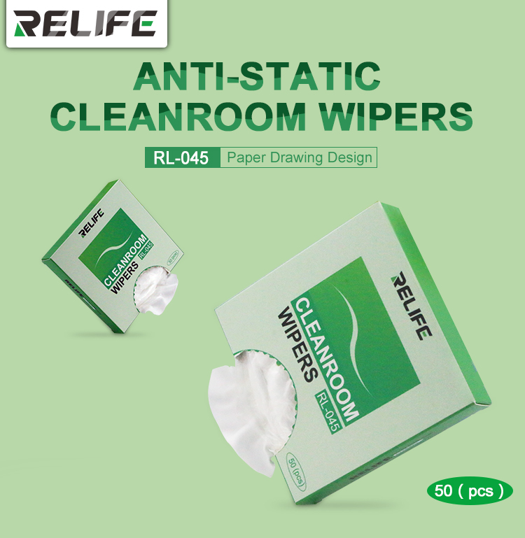 RELIFE RL-045 Anti-Static Cleanroom Wipers RELIFE RL-045 Anti-Static Cleanroom Wipers 