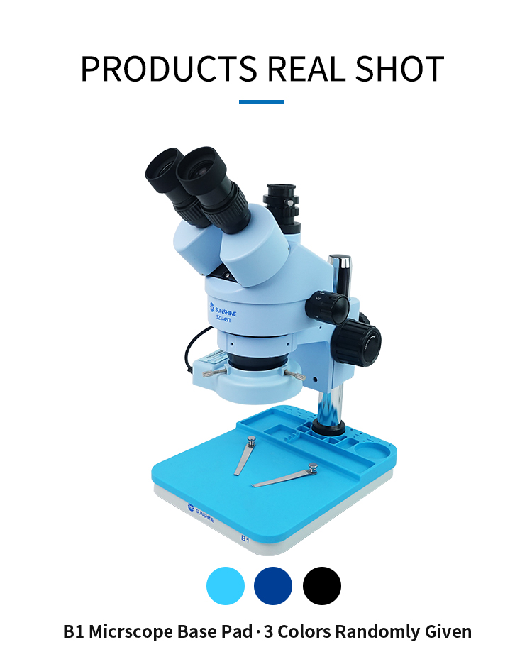 SUNSHINE SZM45T-B1 Trinocular HD Stereo Microscope + SUNSHINE SS-033 blue Led Lamp + 0.5CTV SUNSHINE SZM45T-B1 Trinocular HD Stereo Microscope + SUNSHINE SS-033 blue Led Lamp + 0.5CTV  